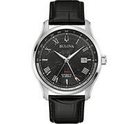 Bulova Reloj Analógico para Hombres de Automático con Correa en Cuero 96B387
