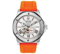 Bulova Reloj Analógico para Hombres de automático con Correa en Silicona 98A226