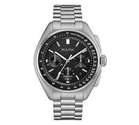 Bulova Reloj Analógico para Hombres de Cuarzo con Correa en Acero Inoxidable 96B258