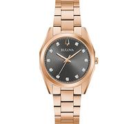 Bulova Reloj Analógico para Mujer de Cuarzo con Correa en Acero Inoxidable 97P156