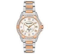 Bulova Reloj Analógico para Mujer de Cuarzo con Correa en Acero Inoxidable 98R234