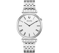 Bulova Reloj Analógico para Mujeres de Cuarzo con Correa en Acero Inoxidable 96A232
