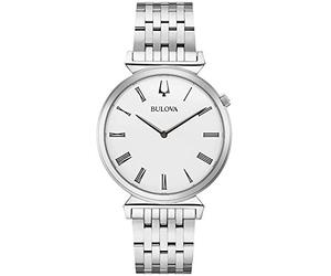 Bulova Reloj Analógico para Mujeres de Cuarzo con Correa en Acero Inoxidable 96A232