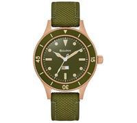Bulova Reloj Analógico para para Hombre de Cuarzo con Correa en Silicona 98A324