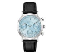 Bulova Reloj Crono High Precision 262kHz 96B456 39 mm, plateado, Moderno