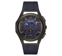 Bulova Reloj Cronógrafo para Hombres de Cuarzo con Correa en Cuero 98A232