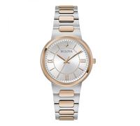 Bulova Reloj de mujer Classic Lady 32 mm 98L327, plateado, Pulsera