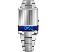 Bulova Reloj Digital para Hombres de Cuarzo con Correa en Acero Inoxidable 96C139