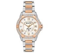 Bulova Reloj analógico para mujer 98R234 — Cuarzo, correa acero inoxidable
