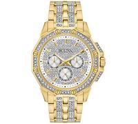 Bulova Reloj Multiesfera para para Hombre de Cuarzo con Correa en Acero Inoxidable 98C126