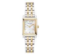 Bulova Sutton Tank Rectangular Time-Only Women's Watch with Mother of Pearl 98P220