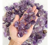Bultos de cristal de amatista en bruto a granel cristales de piedra de amatista 50/100g,50g