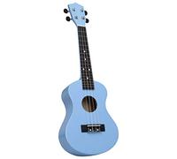 Bulufree Kit para Principiantes de Ukelele Soprano con Bolsa, Escala Musical, 2 púas, Ukelele de 23"para niños, Azul bebé
