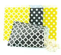 Bumble Bee Party Favor Candy bolsas (100 unidades) - Bumblebee Party Supplies, Amarillo & Negro Miel Bee Baby Shower Favor bolsas, Bees Paper Treat bolsas