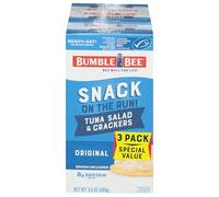 Bumble Bee Snack on the Run Tuna Salad with Crackers, 3.5 Ounce, 3 Count