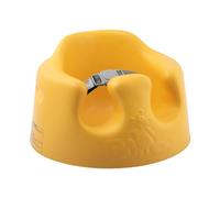 Bumbo Asiento de Suelo para Bebé - Diseño Ergonómico, Fácil de Limpiar, con Arnés de Seguridad - Cómodo y Seguro - Asiento de Apoyo para Bebés de 3 a 12 Meses - Color Amarillo