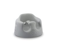 Bumbo Asiento de Suelo para Bebé - Diseño Ergonómico, Fácil de Limpiar, con Arnés de Seguridad - Cómodo y Seguro - Asiento de Apoyo para Bebés de 3 a 12 Meses - Color Gris