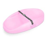 Bumbo Cambiador, almohadilla ergonómica con arnés de seguridad, suave, ligero y fácil de limpiar, cuna rosa