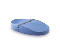 Bumbo Changing Pad - Cambiador Bebé Portátil - Acolchado, Impermeable y Antivuelco - Cómodo y Seguro con Cinturón de Seguridad - Fácil de Limpiar - Colchoneta para Cambiar Pañales - Color Azul
