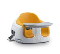 Bumbo Multi Seat Mimosa - Asiento Bebé Aprendizaje 2 en 1 - Entre 6 y 36 Meses - Asiento de Suelo y Alzador Silla para Niños - Con Arnés de Seguridad - Color Amarillo