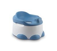Bumbo Step N' Potty - Orinal Bebé 3 en 1: Orinal, Reductor WC Niños y Taburete Infantil - Diseño Ergonómico, Antideslizante y Portátil - Adaptador WC y Alzador - Desde 18 Meses - Color Azul