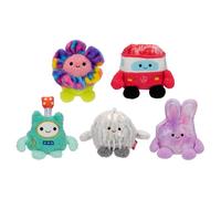 Bumbumzzzzz da 4,5 pollici groovybumz peluche 5 pack-palla discomi demi groovy fiore faye van vance chitar giovanni e segnali di pace dita petra coll