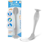 Bumco - Espátula de crema para pañales, cepillo para el trasero para crema de pañales, crema para el trasero del bebé, aplicador de crema para pañales, espátula para los glúteos, cepillo para crema para pañales, color gris