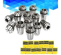 Bumdenuu 13pcs 1-13mm ER20 Spring Collet Set Torno de fresado y grabado de sujecion