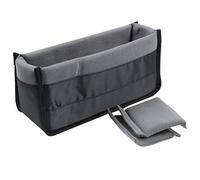 Bumdenuu a prueba de golpes DSLR SLR Camera Inserte Organizer Case Partition Divider Divider Protection Case (Negro Gris), negro y gris, 32x11x15cm