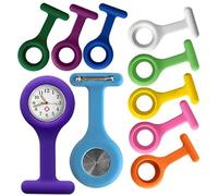 Bumdenuu alta calidad silicona enfermeras reloj enfermero 10 colores batería libre, color aleatorio