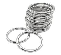 Bumdenuu Anillos de macramé de metal 2 para macramé y plantas de macramé Saty 10 paquetes de metal o hebilla para manualidades de macramé