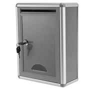 Bumdenuu Buzón de Correo Electrónico Cerradura de Aluminio Vintage Buzón de Correo para Decoración de Jardín