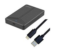 Bumdenuu Caja de Disco Duro Móvil USB 3.1 2.5 Pulgadas SATA Caja de Disco Duro SSD Soporte de Disco Duro de 15Mm para Portátil