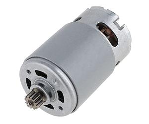 Bumdenuu Motor de corriente continua RS550 18V 19500/min con 11 dientes de velocidades y caja de engranajes de par alto para taladro/destornillador eléctrico