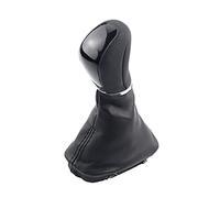 Bumdenuu Pomo de cambio automático negro con polainas para Mercedes W203 W204