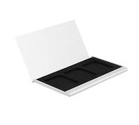 Bumdenuu - Portatarjetas de memoria para tarjetas (3 unidades), negro y plateado