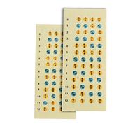Bumdenuu Ukelele Adhesivo Calcomanías para Calcomanías en Teclado para Ukelele Beginners 2Pack