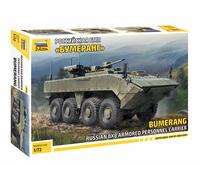 Bumerang Russian 8x8 Armored Personal Carrier 1:72 Plástico Modelo Kit Zvezda
