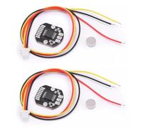 Bumiva 2 Piezas Codificadores Magnéticos AS5048A con Salida PWM, Interfaz SPI/I2C de 14 bits de Alta Precisión para Motores Sin Escobillas.