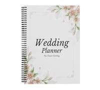 Bumiva Planificador de Bodas, Cuaderno de Planificación de Bodas, Cuaderno Organizador de Compromiso de Tapa para Parejas Recién Comprometidas y Novias