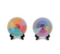 Bumiva Rueda de Emociones de Doble Cara con Soporte, Ideal para Consultorios de Orientación, Ideal para 2 Unidades.