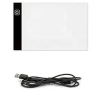 Bumiva Tablero de Dibujo con Luz LED Regulable de Niveles A5, Caja de Luz para Trazar, Protección Ocular, Fácil de Pintar.