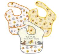Bumkins Baberos Disney Winnie the Pooh para niña o niño, super babero para bebé y niño de 6 a 24 meses, babero para comer babero, tela impermeable