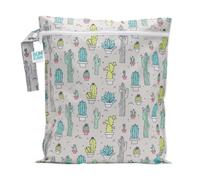 Bumkins Bolsa impermeable con cremallera, Cactus, Wet Bag, Bolsa húmeda