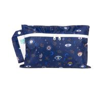 Bumkins Bolsa Impermeable para húmedo y seco, para bebé, Viaje, bañadores, pañales de Tela, sacaleches, Piscina, Gimnasio, Aseo, Gancho para Carrito, Pack para guardería, con Cremallera, Ojo Turco