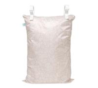 Bumkins Bolsa impermeable reutilizable colgante para húmedo/seco, para bebé, viaje, bañador, pañales de tela, sacaleche, piscina, playa, gimnasio, aseo, gancho para carrito, cremallera, beige boho, XL