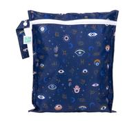 Bumkins Bolsa Impermeable Reutilizable para húmedo/seco, para bebé, Viaje, bañador, pañales de Tela, sacaleches, Piscina, Playa, Ropa de Gimnasio, Aseo, Gancho para Carrito, con Cremallera, Ojo Turco