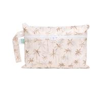 Bumkins Bolsa Impermeable Reutilizable para húmedo y seco, para bebé, Viaje, bañadores, pañales de Tela, sacaleches, Piscina, Gimnasio, Aseo, Correa para Carrito, guardería, con Cremallera, Palmeras