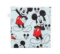 Bumkins Bolsa para sándwich/aperitivos, reutilizable, lavable, apta para alimentos, sin BPA, Mickey Mouse, 7 x 7 pulgadas