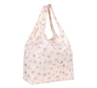 Bumkins - Bolso de mano reutilizable para mujer, estilo bohemio grande con asas, plegable y lavable, correas cómodas para el mercado, compras, compras, compras, tejido ligero, palmeras, palmeras